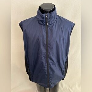 Clique Nylon Vest Men’s XXXL Soft Shell Navy Blue Mesh Lined Zipped Pockets
